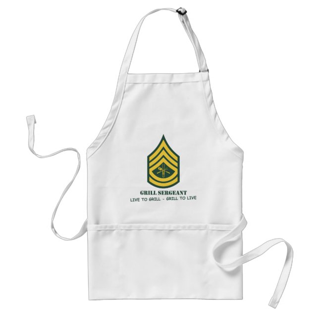 Army Grill Sergeant Standard Apron (Front)