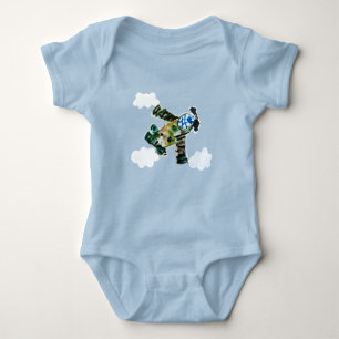 Army Jet "Art by Kids" Baby Bodysuit