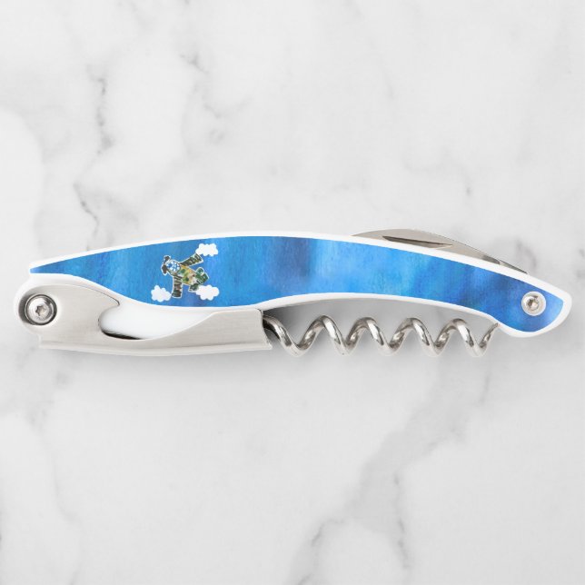 Army Jet  "Art by Kids" Corkscrew (Front)