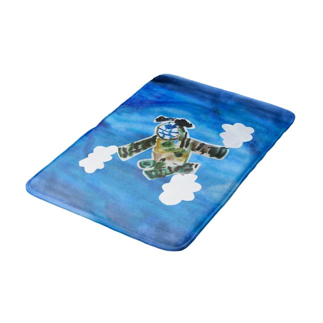 Army Jet Bath Mat (Angled)