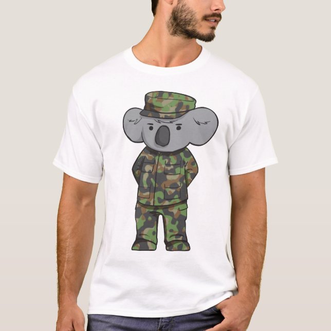Army Koala T-Shirt (Front)