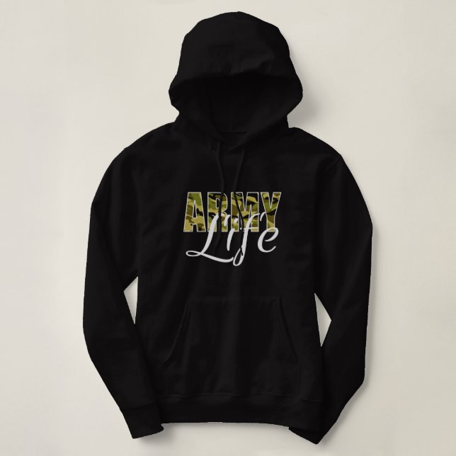 ARMY LIFE HOODIE (Design Front)