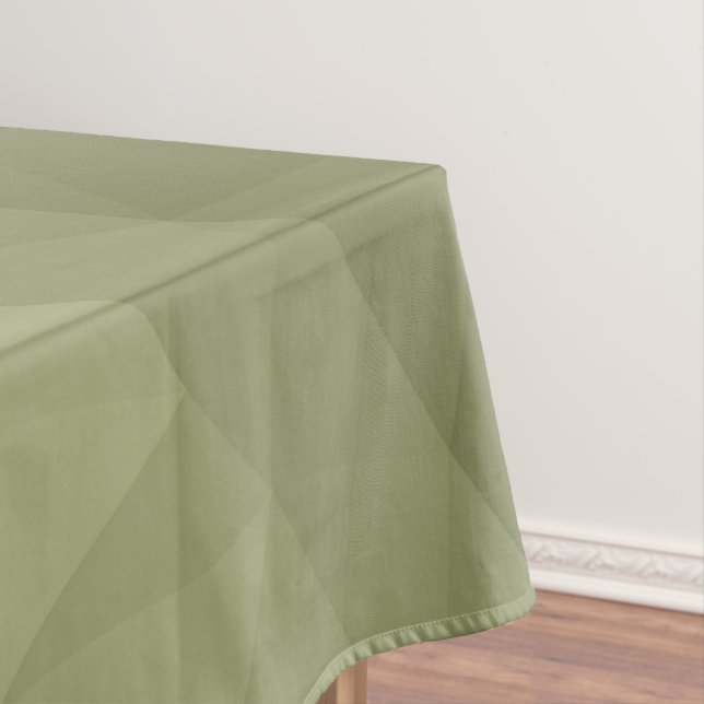 Army light green gradient geometric mesh pattern tablecloth (In Situ)