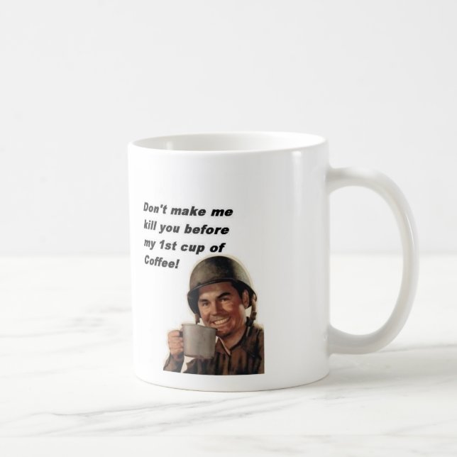 army man coffee, Ranger Hooah! Coffee Mug (Right)