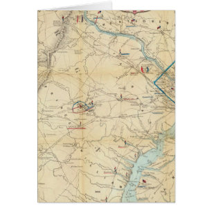 Army Map of The Seat of War In Virginia