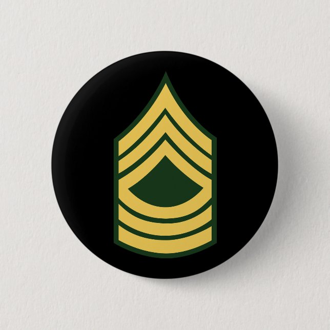 Army - Master Sergeant E-8 (MSG) 6 Cm Round Badge (Front)