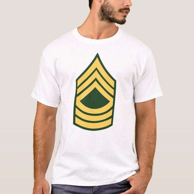 Army - Master Sergeant E-8 (MSG) T-Shirt (Front)