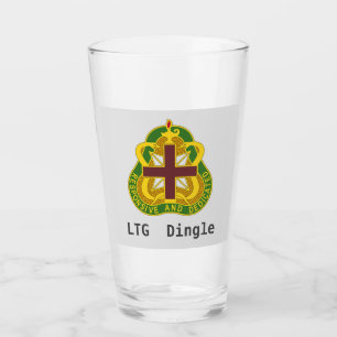 Army MEDCOM DUI Personalised Glass