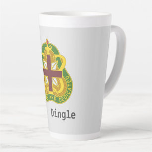 Army MEDCOM DUI Personalised Latte Mug