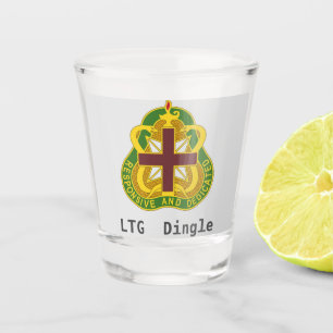 Army MEDCOM DUI Personalised Shot Glass