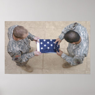 Army Military Flag Poster