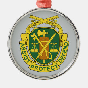 Army Military Police Corps Metal Ornament