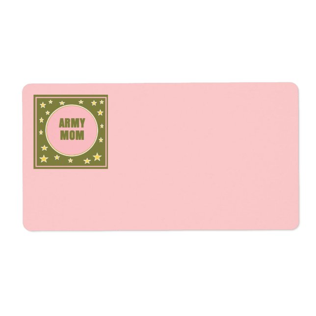 ARMY MOM SHIPPING Label (Front)
