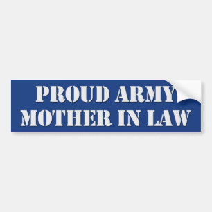 Army Mother In Law Bumper Sticker