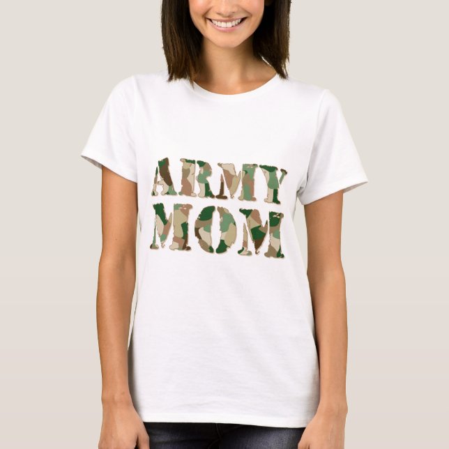 Army Mum camo T-Shirt (Front)
