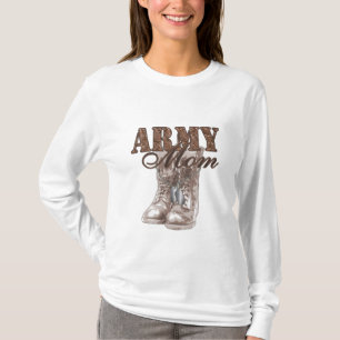 Army Mum Combat Boots N Dog Tags 1 T-Shirt