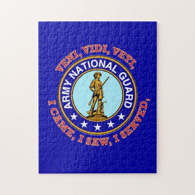 Army National Guard Logo Jigsaw Puzzle (Vertical)