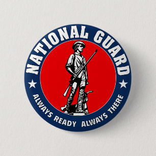 Army National Guard Military Logo 6 Cm Round Badge