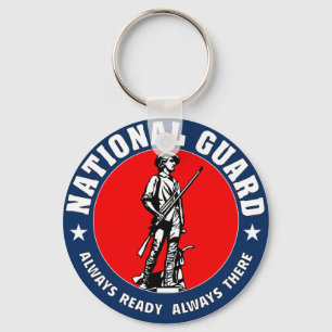 Army National Guard Military Logo Key Ring