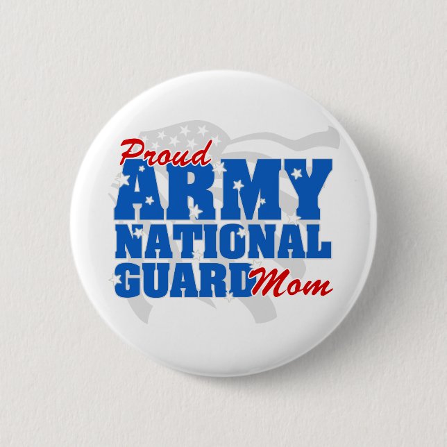 Army National Guard Mum 6 Cm Round Badge (Front)