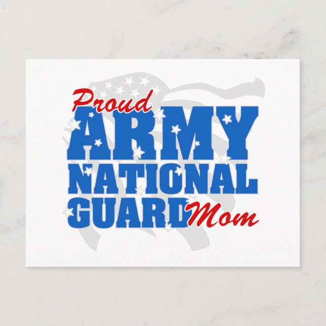 Army National Guard Mum Postcard (Front)
