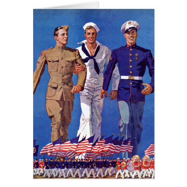 Army, Navy & Marines (Front)