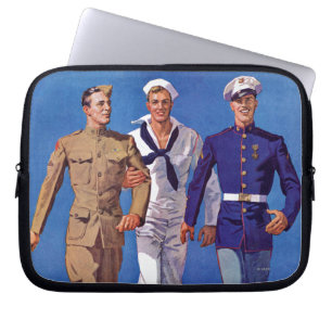 Army, Navy & Marines Laptop Sleeve