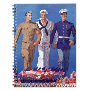 Army, Navy & Marines Notebook