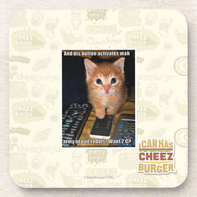 Army of Evil Robots Coaster (Front)