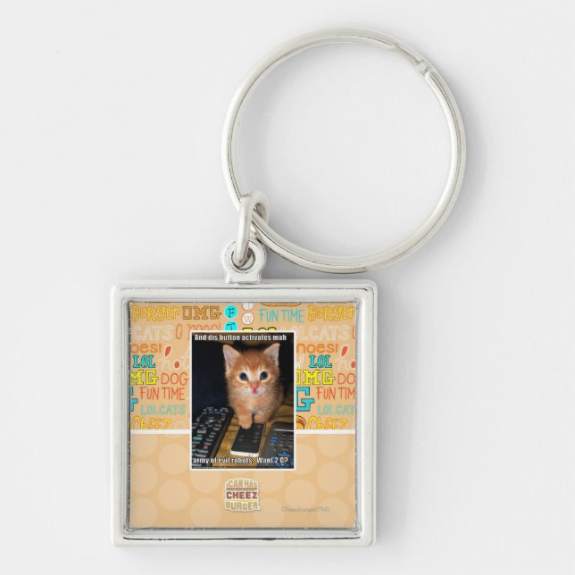 Army of Evil Robots Key Ring (Front)