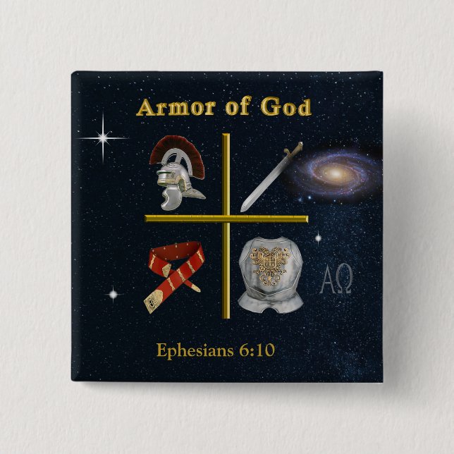 Army of God 15 Cm Square Badge (Front)