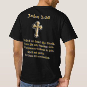 Army of God Bible verse Scripture JOhn 3:16 T-Shirt