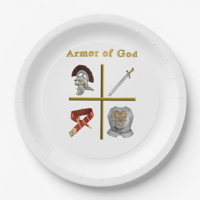 Army of God Paper Plate (Front)