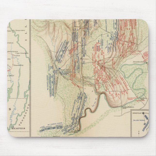 Army of Missouri campaigns Mouse Pad (Front)