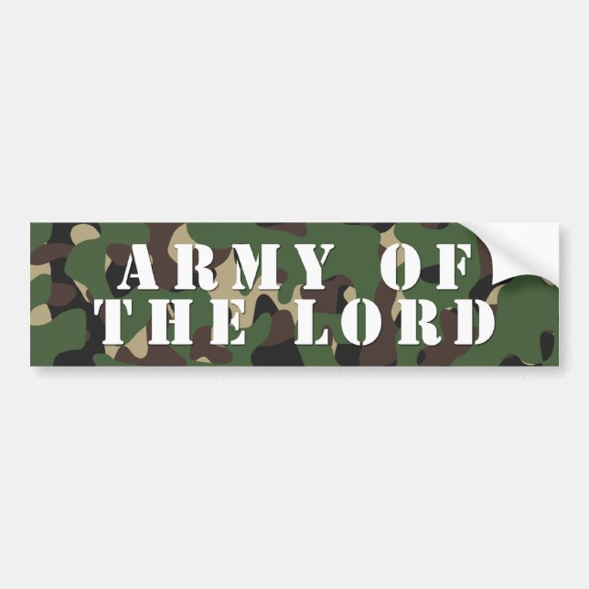 Army Of The Lord Bumper Sticker (Front)