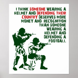 Army Over Sports Funny Poster
