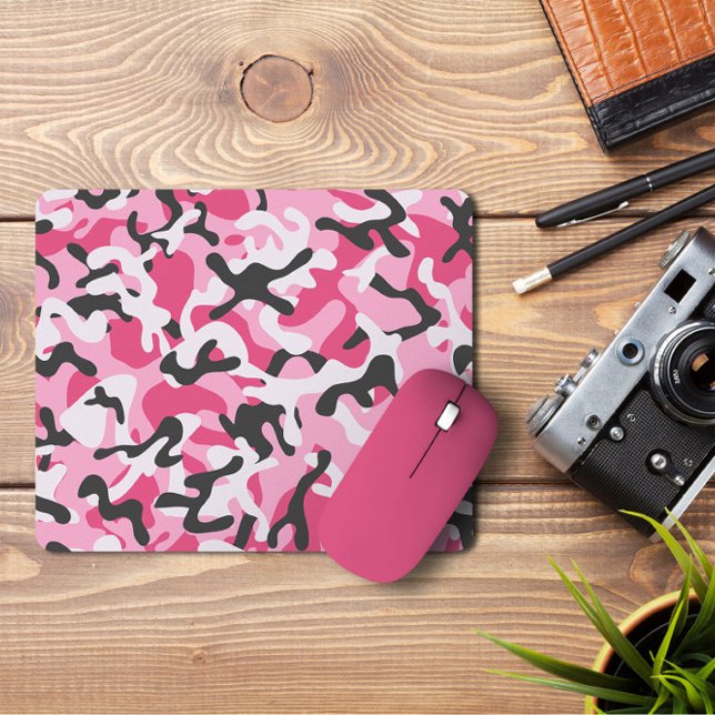 Army Pink Forest Camo | Camo Forest Mousepad (Creator Uploaded)