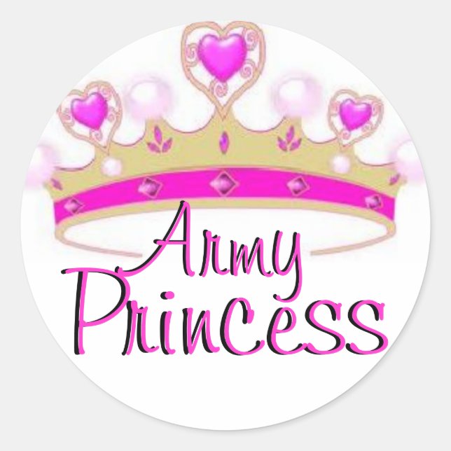 Army Princess stickers (Front)