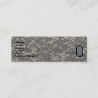 Army Profile Card