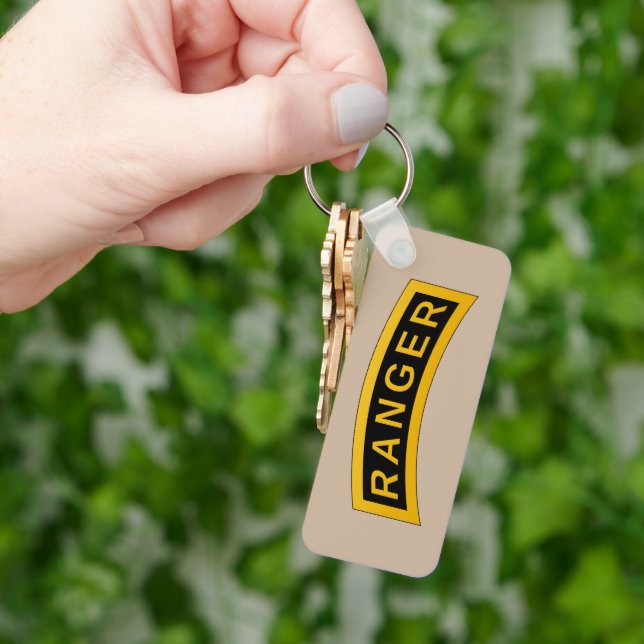 Army Ranger School Tab  Key Ring (Hand)