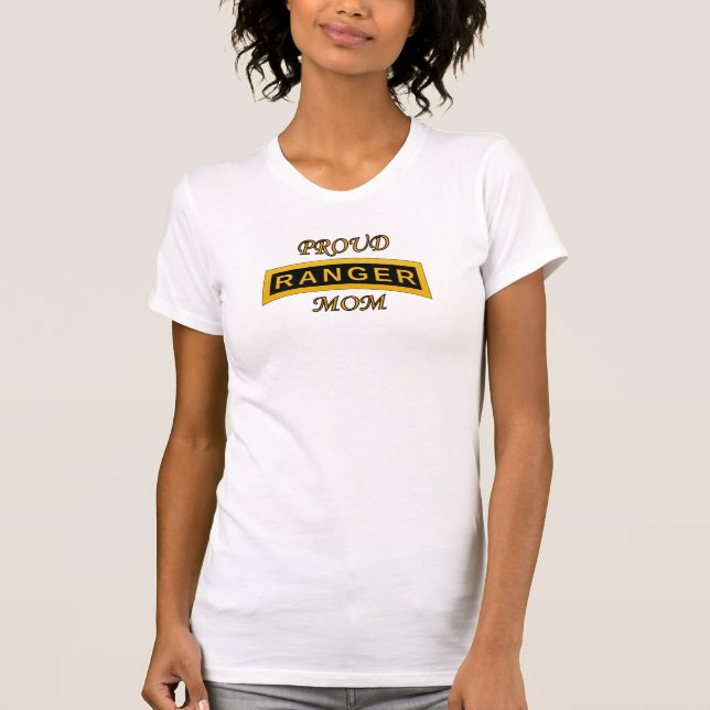 Army Ranger School Tab Proud Mum T-Shirt (Front)