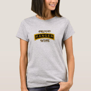 Army Ranger School Tab - Proud Wife -  T-Shirt