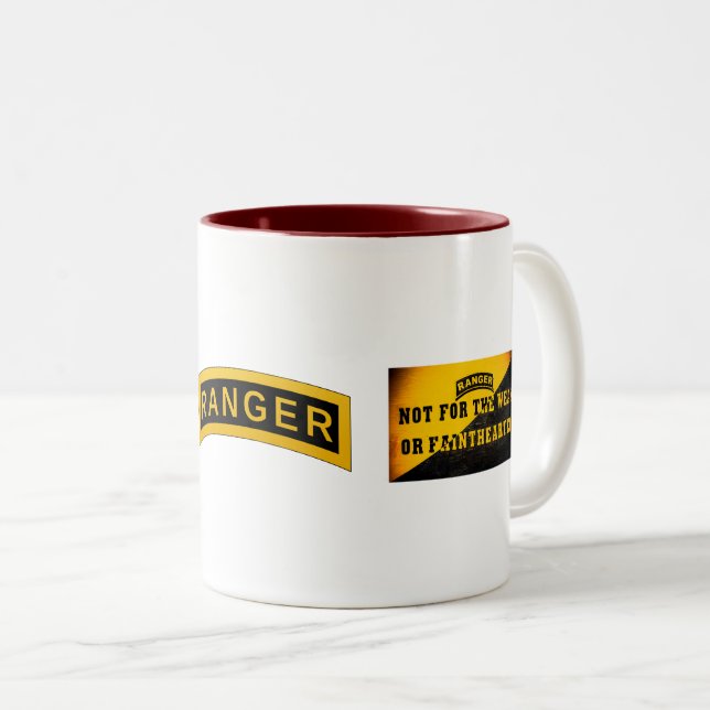 Army Ranger School - Two-Tone Mug (Front Right)