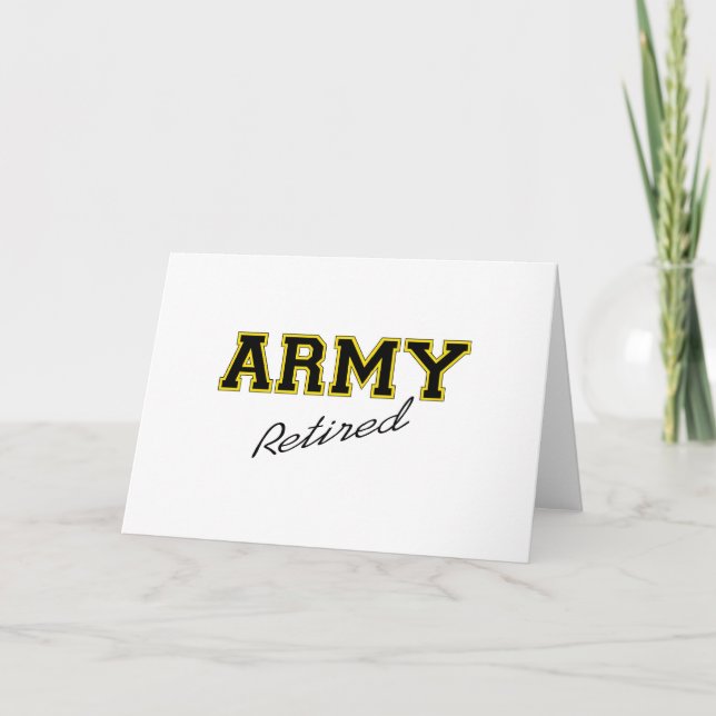 ARMY RETIRED CARD (Front)