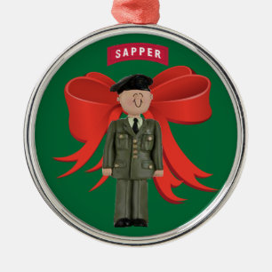 Army Sapper Premium Christmas Ornament