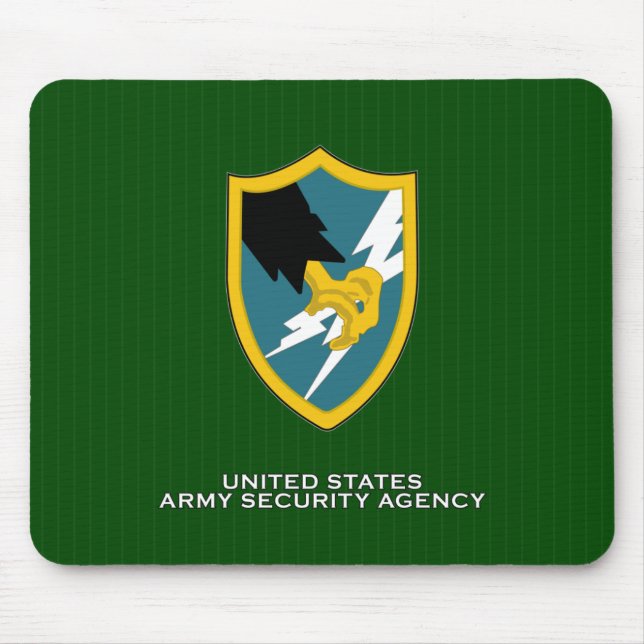 Army Security Agency shoulder patch Mouse Pad (Front)