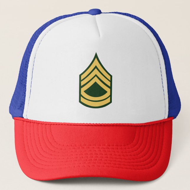 Army - Sergeant First Class E-7 (SFC) Trucker Hat (Front)