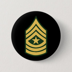 Army - Sergeant Major E-9 (SGM) 6 Cm Round Badge