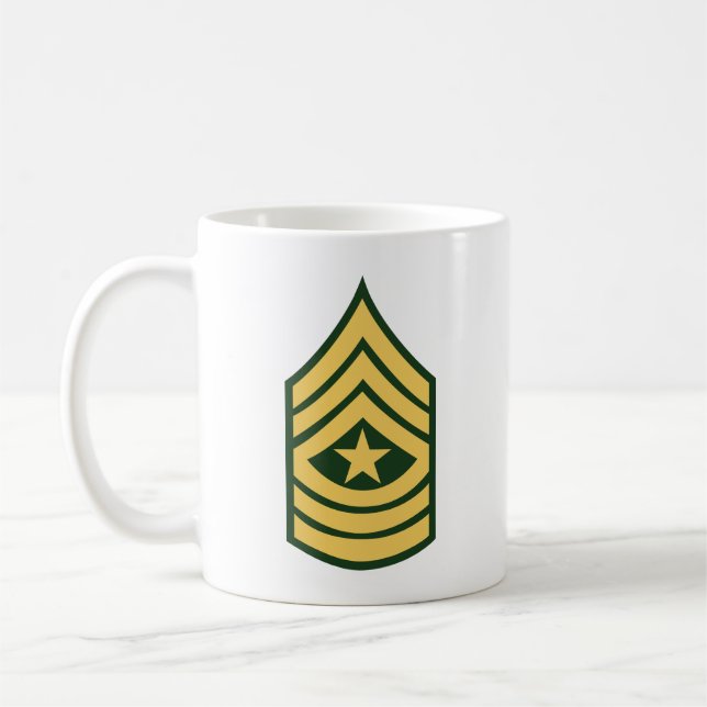 Army - Sergeant Major E-9 (SGM) Coffee Mug (Left)