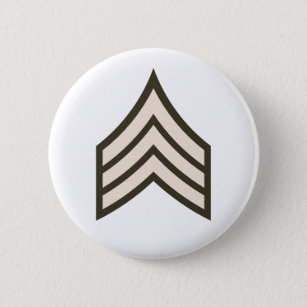 Army Sergeant rank 6 Cm Round Badge